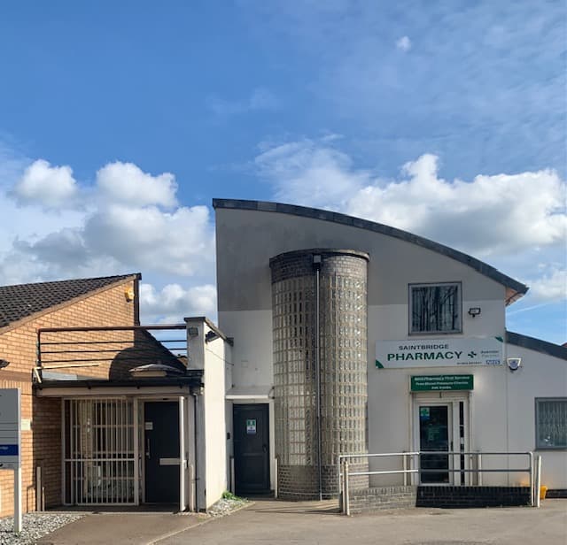 The Saintbridge Pharmacy building on Askwith Road, Gloucester